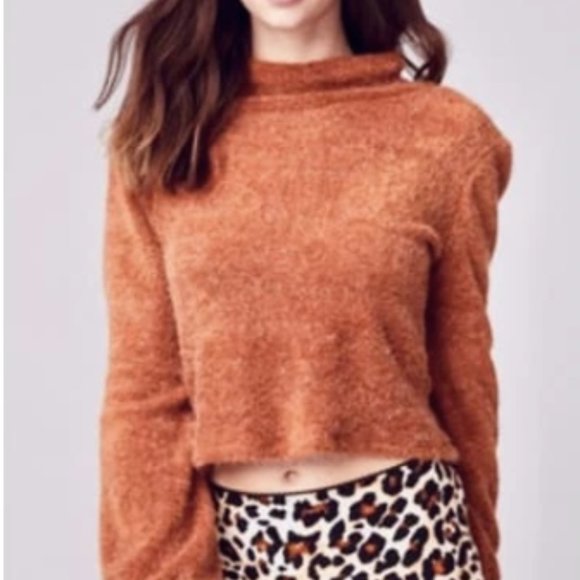 NWT Band of Gypsies Brown Sugar Sweater - Picture 1 of 3